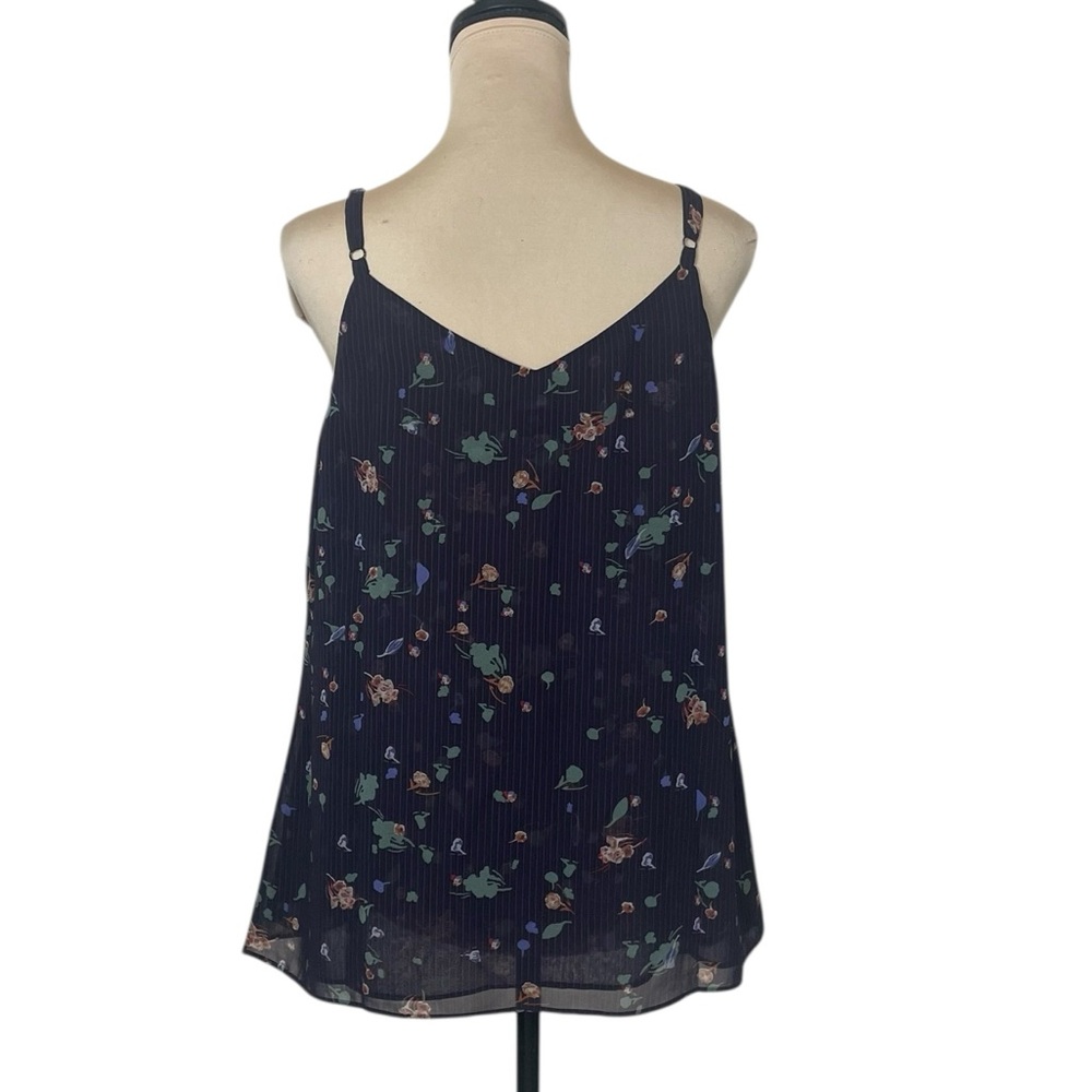 CAbi Pinstripe and Floral Camisole Top (N) - Picture 5 of 11